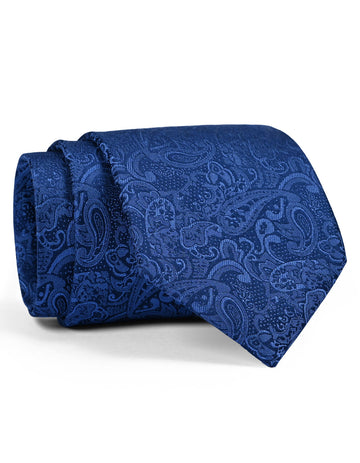 L Blue Paisley Tie