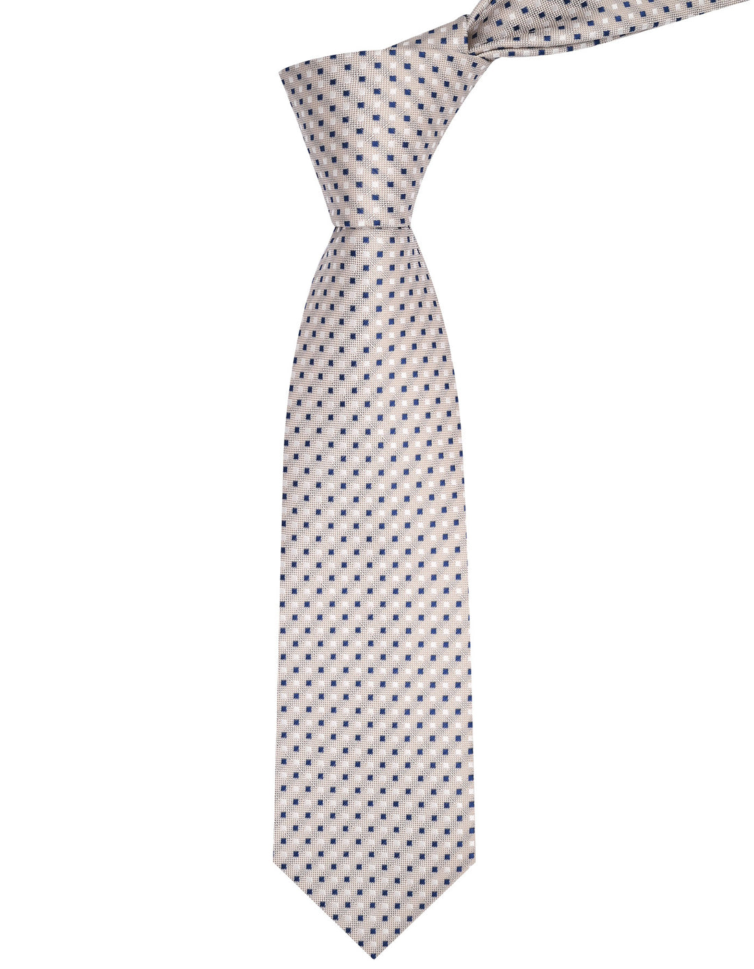 Beige Geometric Tie