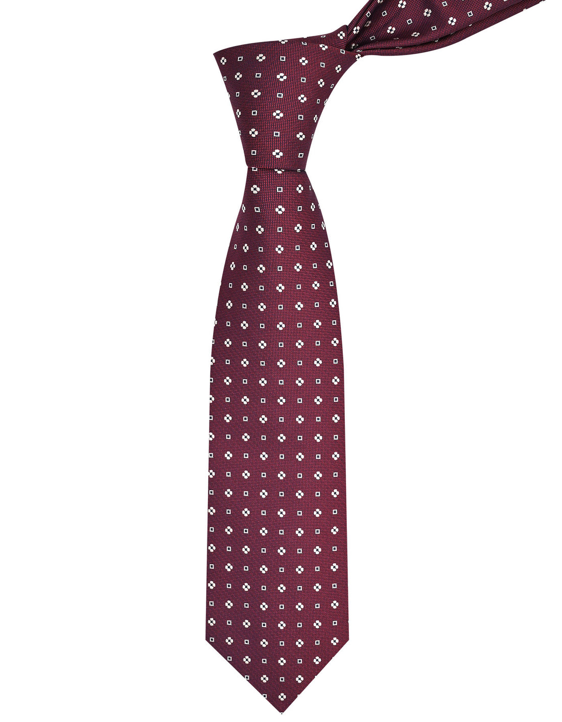 Magenta Floral Tie