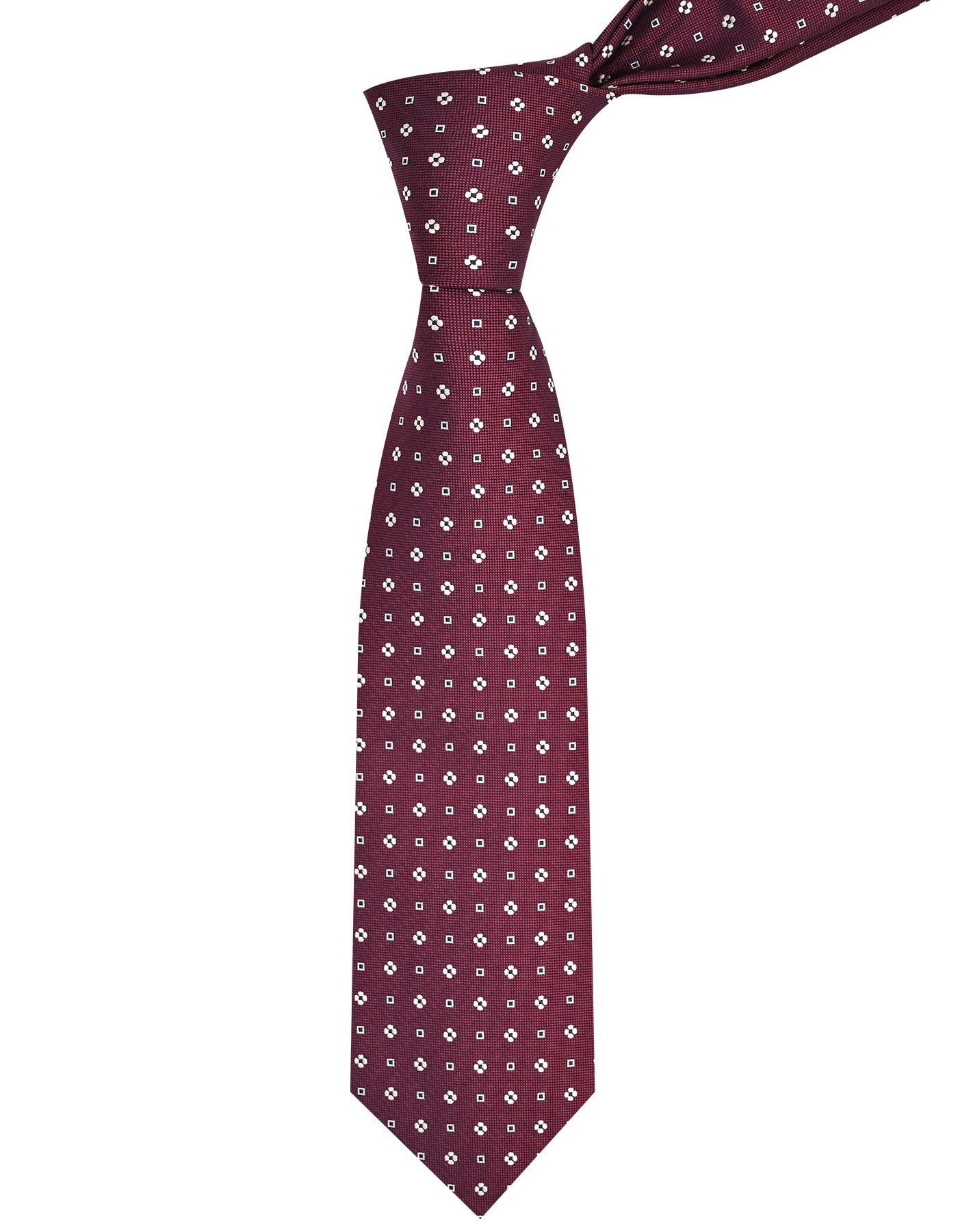 Magenta Floral Tie