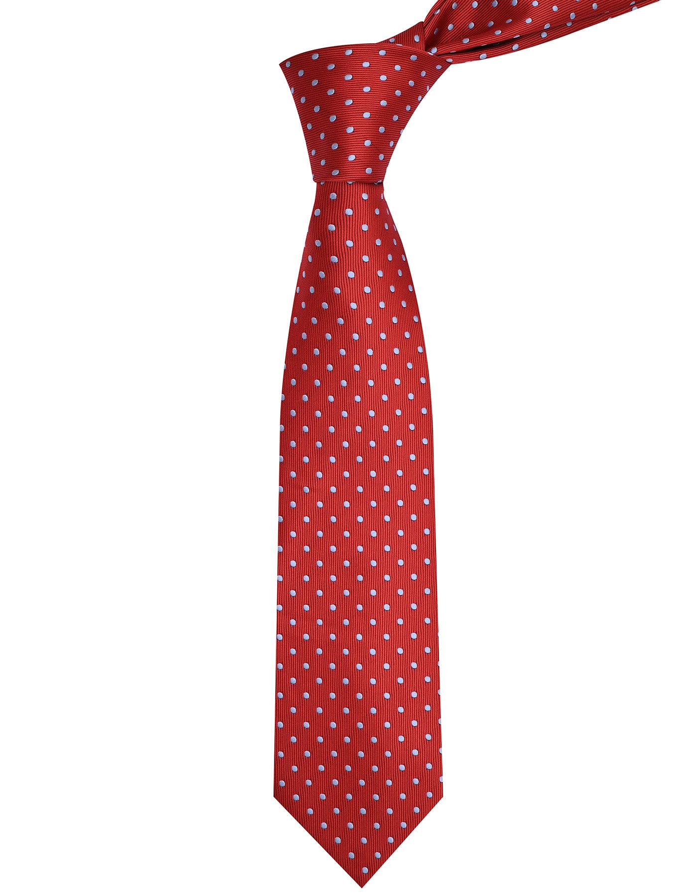 Red Dotted Tie