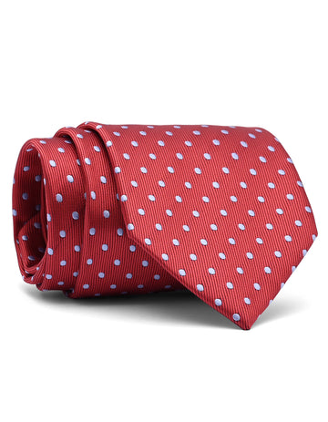 Red Dotted Tie