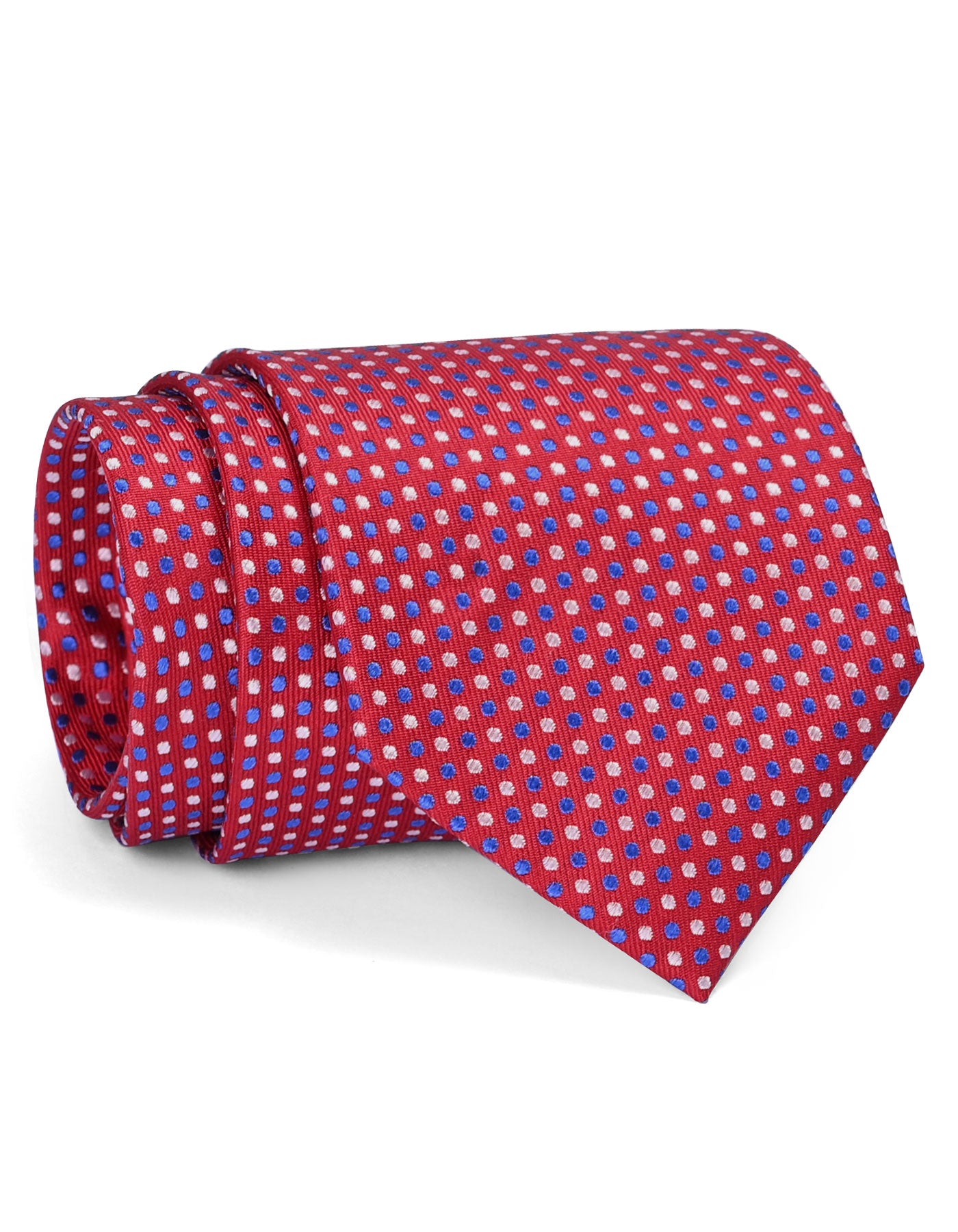 Maroon Dotted Tie