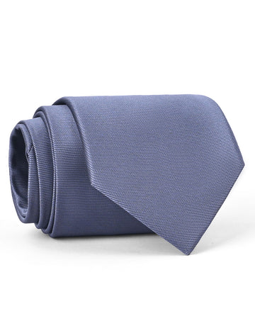 Grey Self Plain Tie