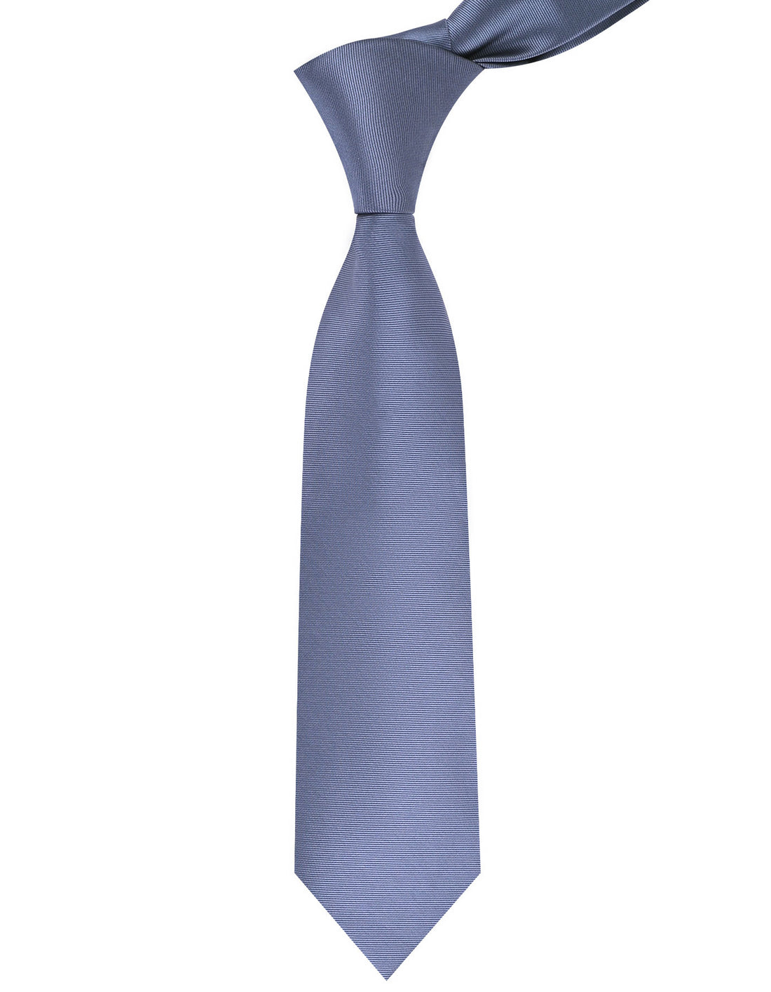 Grey Self Plain Tie