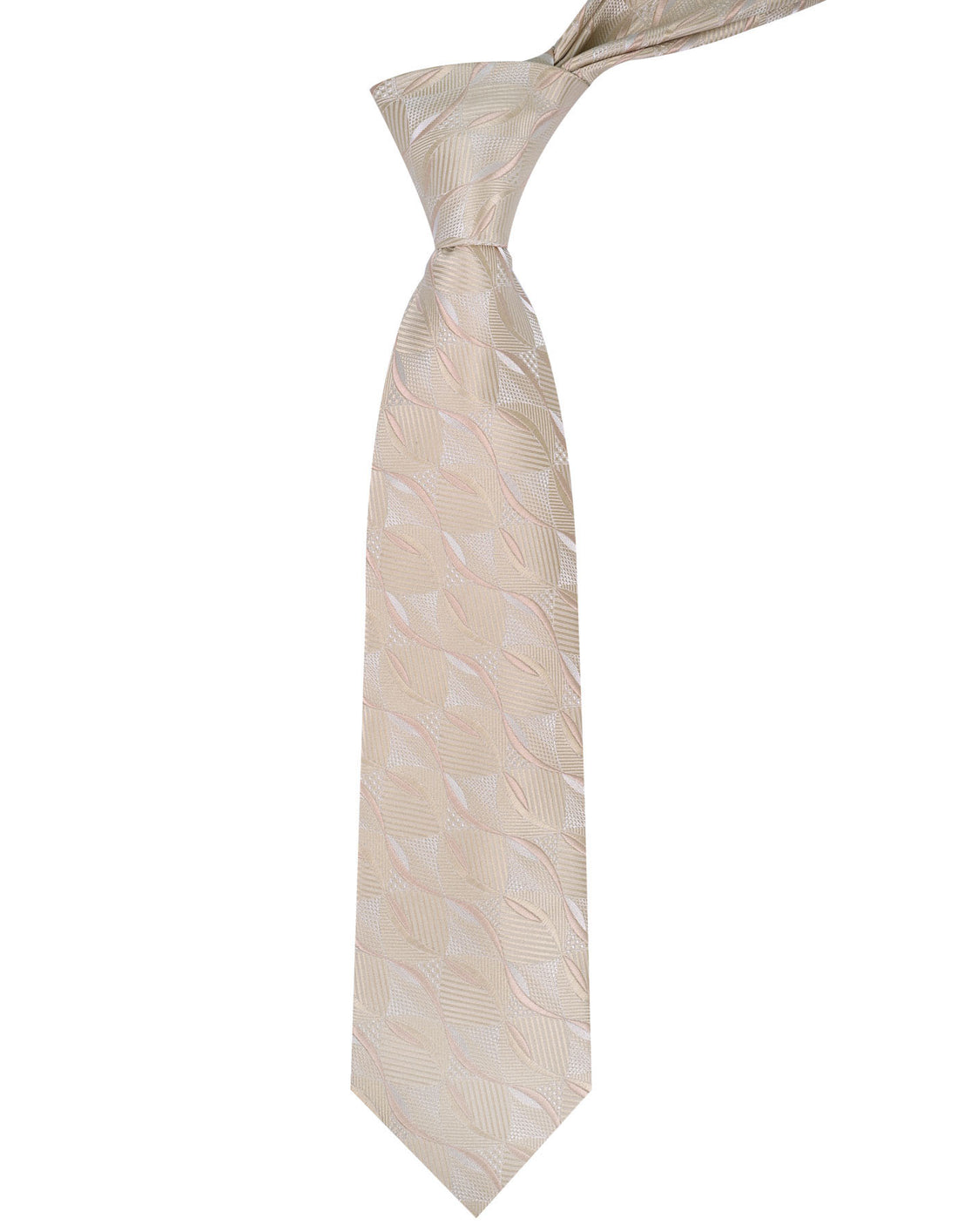 Beige Texture Tie