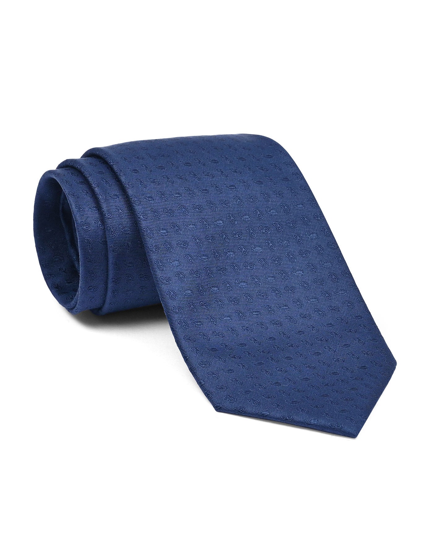 Navy Paisley Tie
