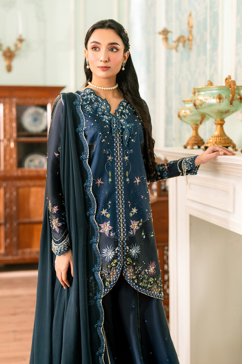 Qalamkar | Luxe Silk 26 | QSL-06 NERINA