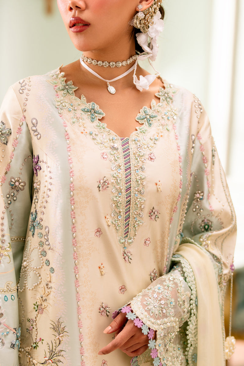 Qalamkar | Luxe Silk 26 | QSL-01 AZURE