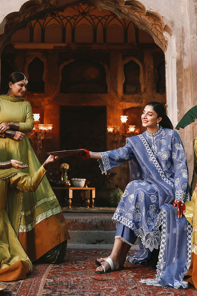 Cross Stitch | Eid Lawn 26 | ETHNIC BLUE