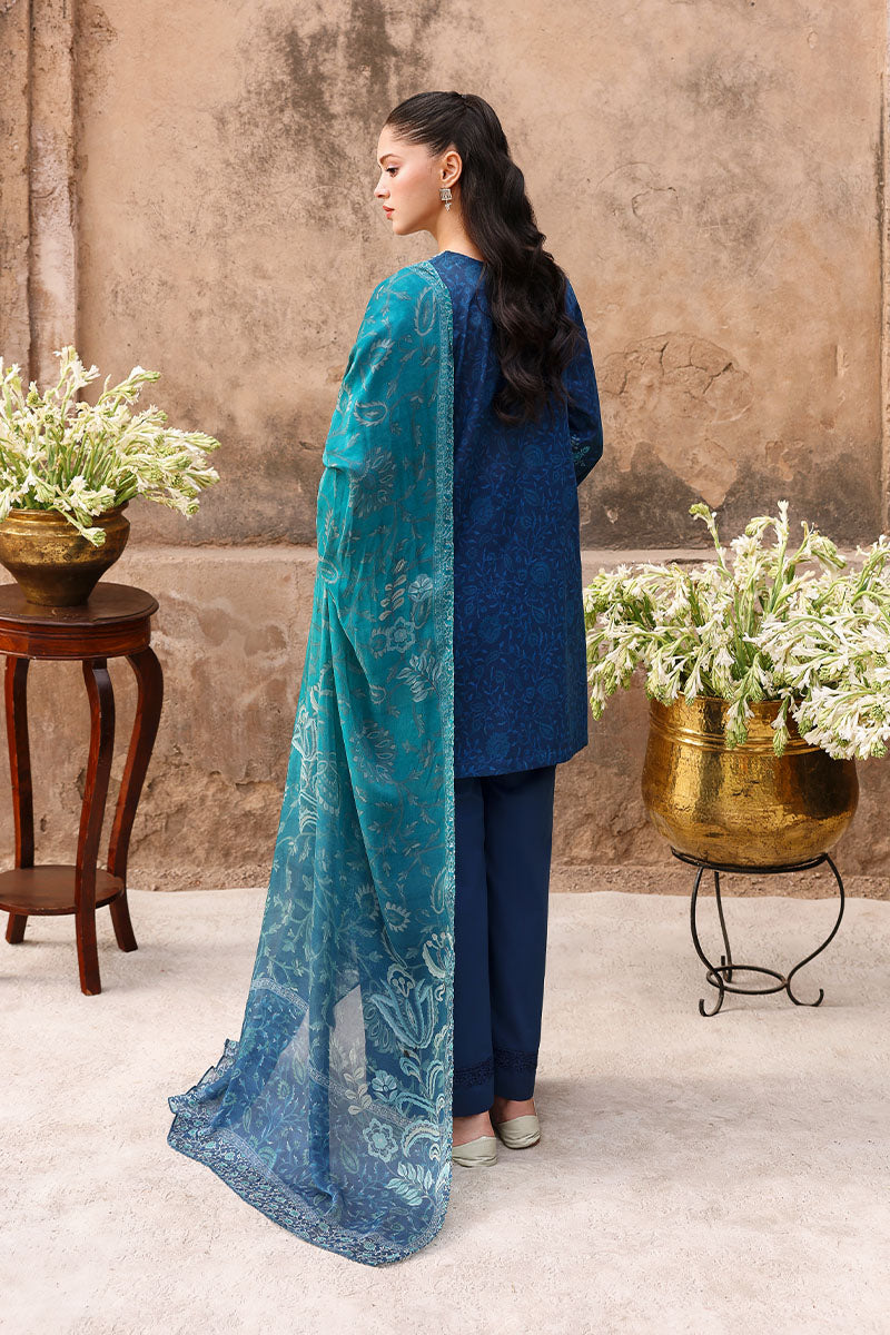 Cross Stitch | Eid Lawn 26 | PRUSSIAN WAVES