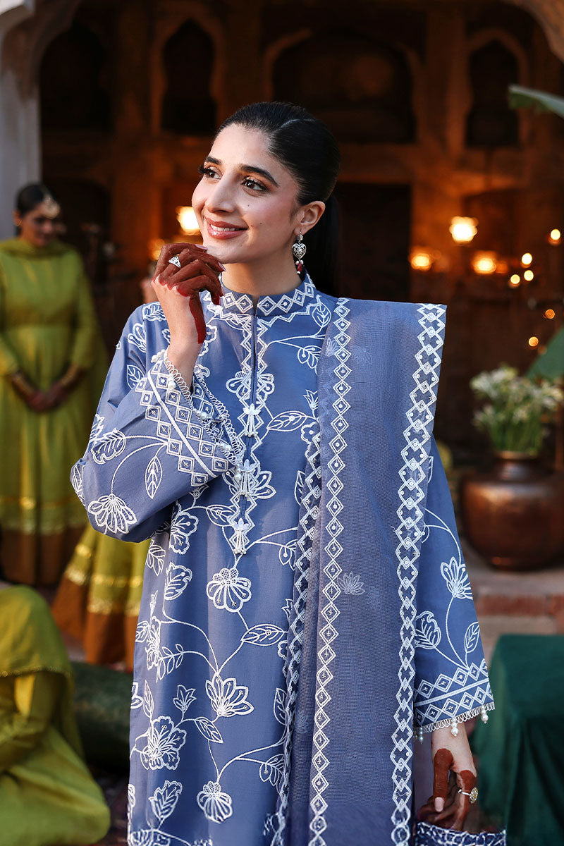 Cross Stitch | Eid Lawn 26 | ETHNIC BLUE