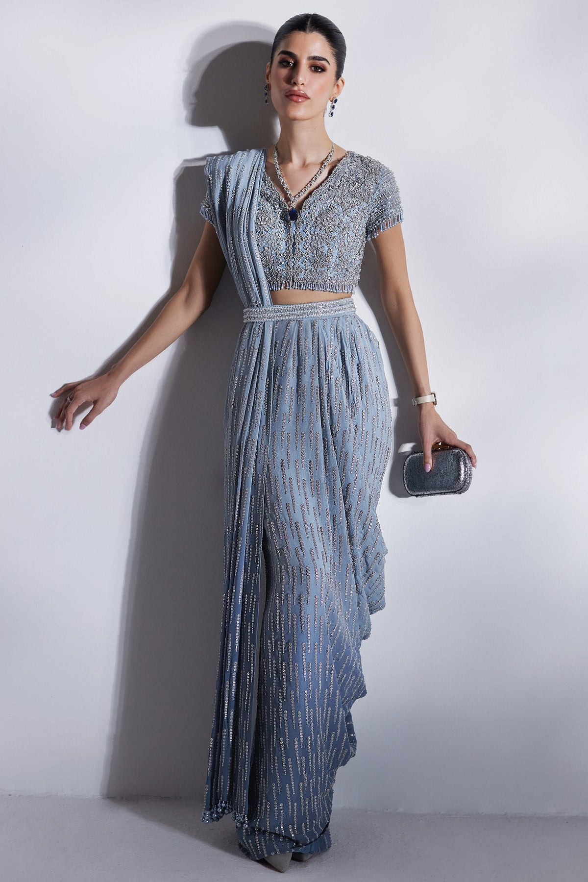 Elan | Luxury Wedding Wears | ÉCLAT GLACÉ (EP-21008)