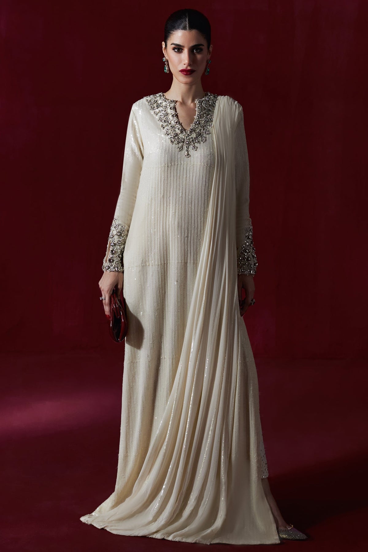 Elan | Luxury Wedding Wears | POUSSIÈRE DE LUNE (EP-20997)