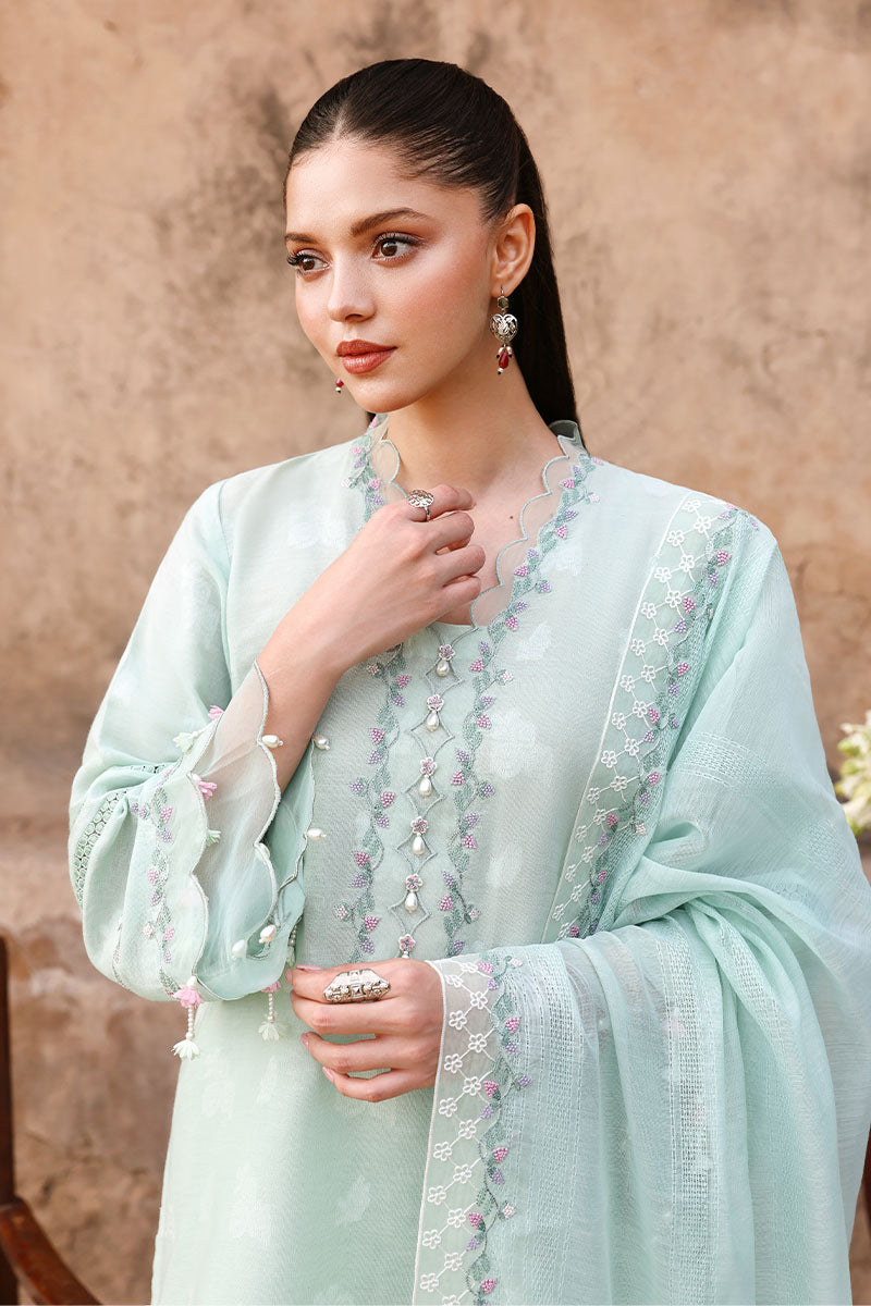 Cross Stitch | Eid Lawn 26 | MISTY MINT