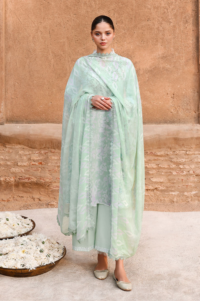 Cross Stitch | Eid Lawn 26 | SAGE GREEN