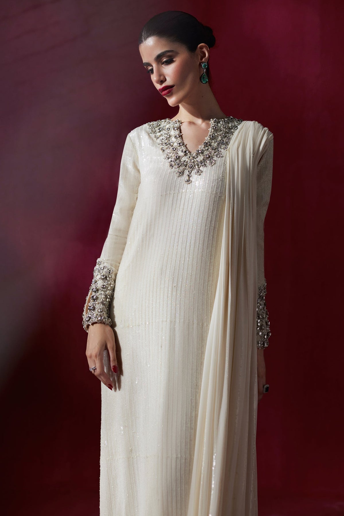 Elan | Luxury Wedding Wears | POUSSIÈRE DE LUNE (EP-20997)