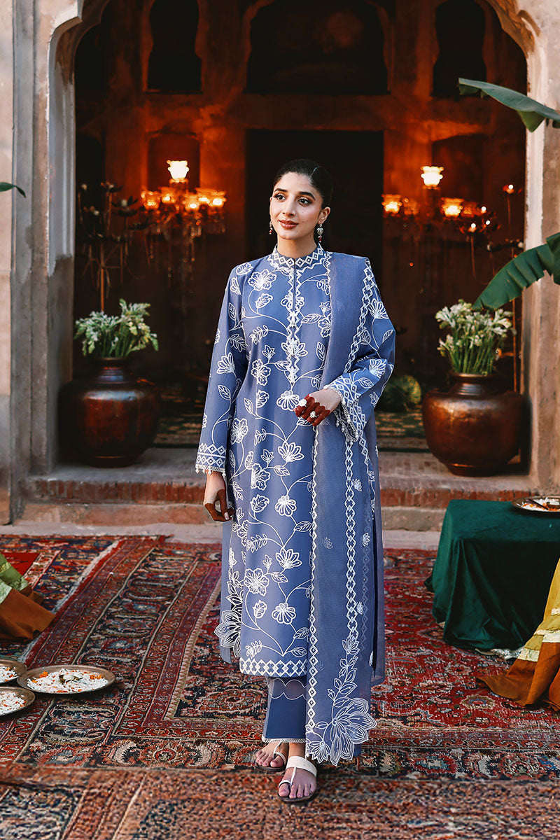 Cross Stitch | Eid Lawn 26 | ETHNIC BLUE