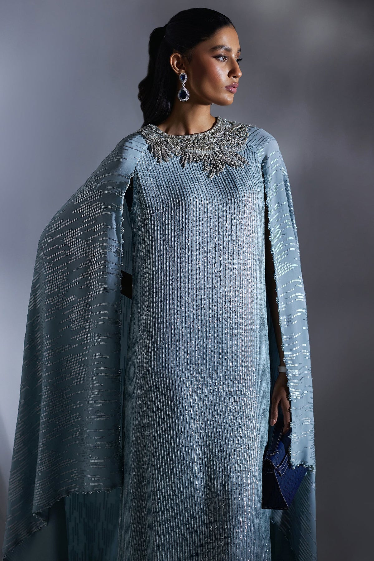 Elan | Luxury Wedding Wears | POUSSIÈRE D'ÉTOILES (EP-20883)