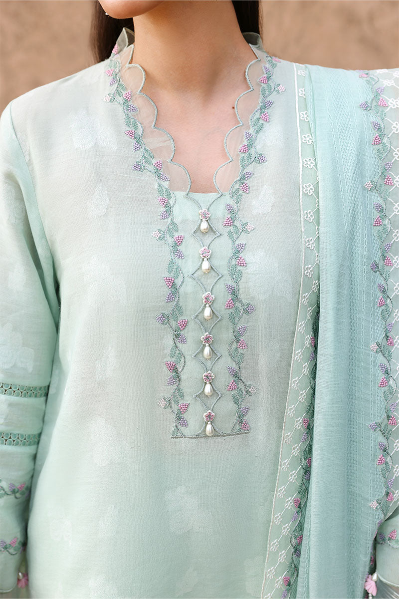 Cross Stitch | Eid Lawn 26 | MISTY MINT