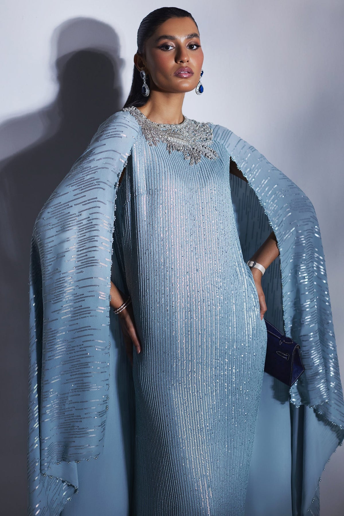 Elan | Luxury Wedding Wears | POUSSIÈRE D'ÉTOILES (EP-20883)