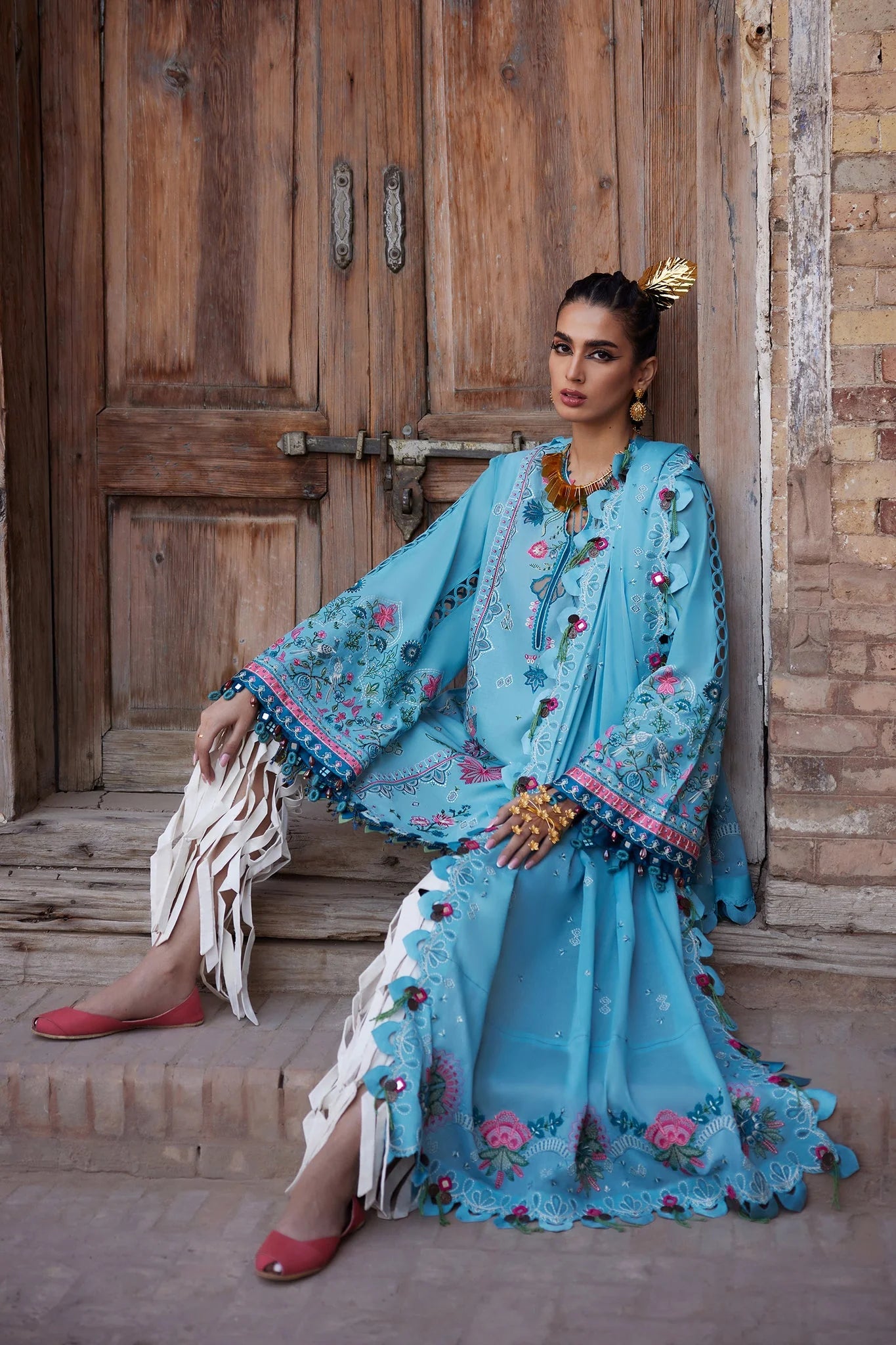 Elan | Luxury Lawn 25 | ISLA BLEU (EL25-11 A)