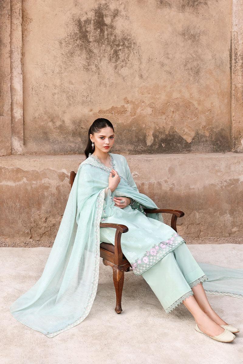 Cross Stitch | Eid Lawn 26 | MISTY MINT
