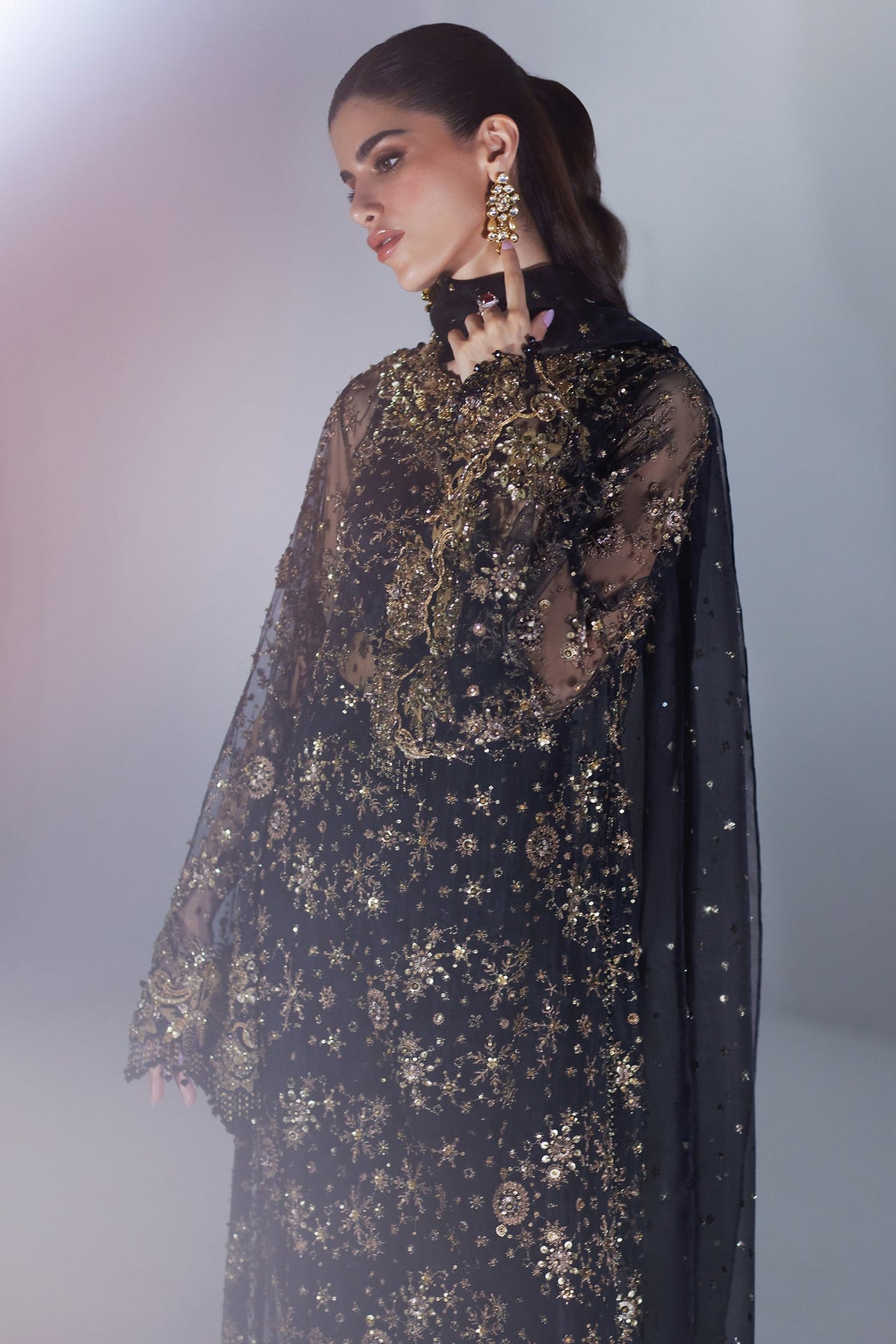Elan | Luxury Wedding Wears | CASCADE D'ÉTOILES' (EP-21013)