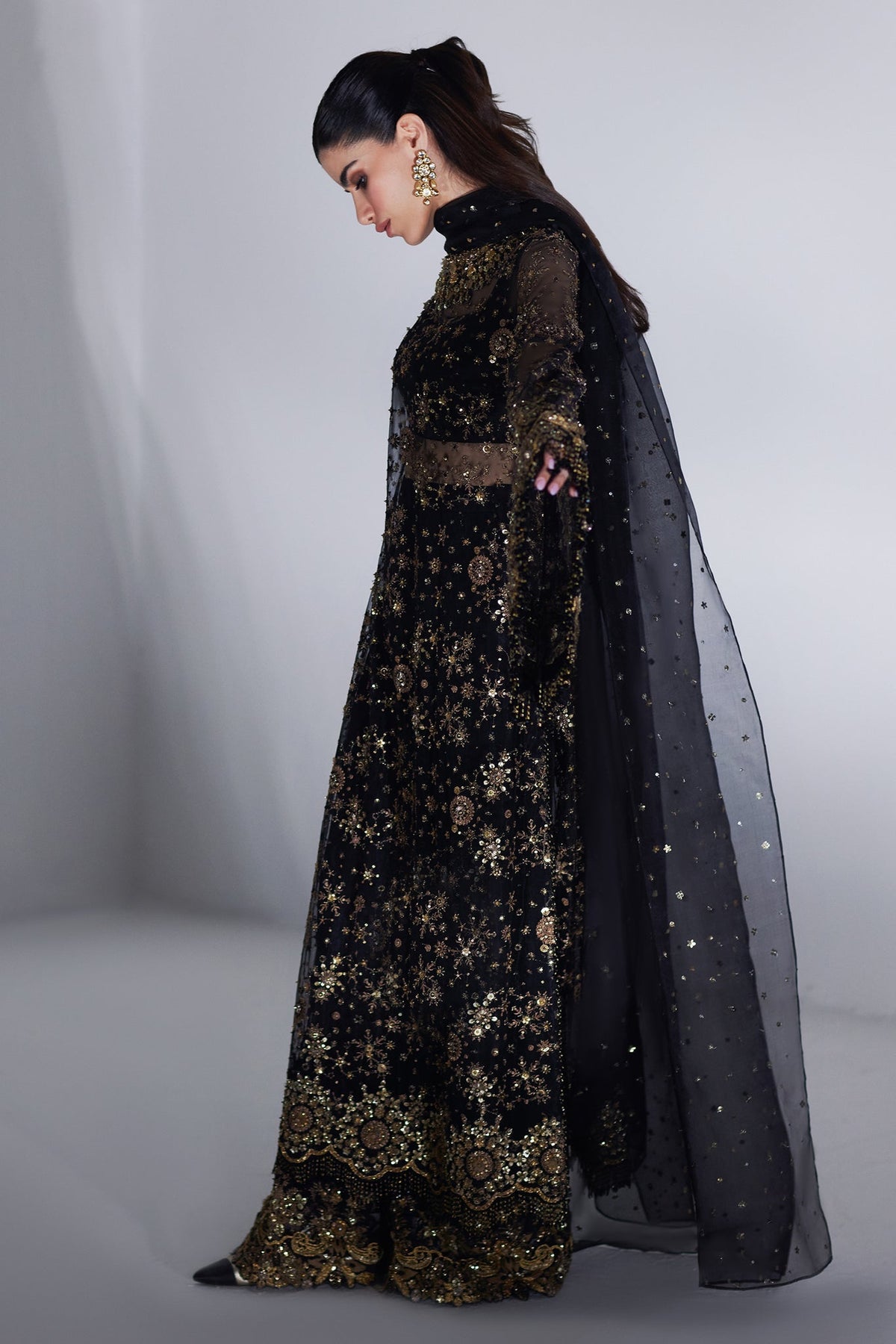 Elan | Luxury Wedding Wears | CASCADE D'ÉTOILES' (EP-21013)