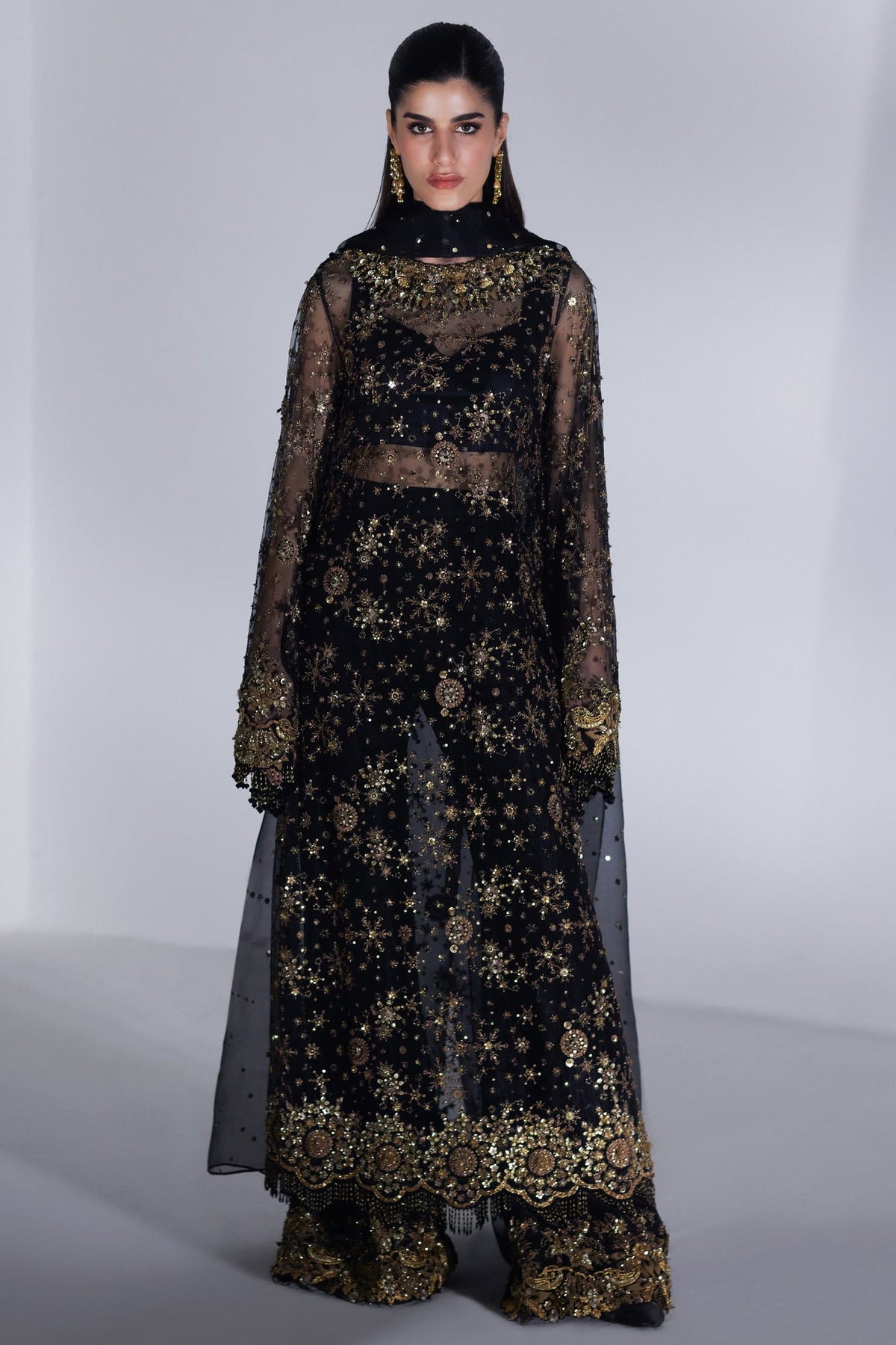 Elan | Luxury Wedding Wears | CASCADE D'ÉTOILES' (EP-21013)