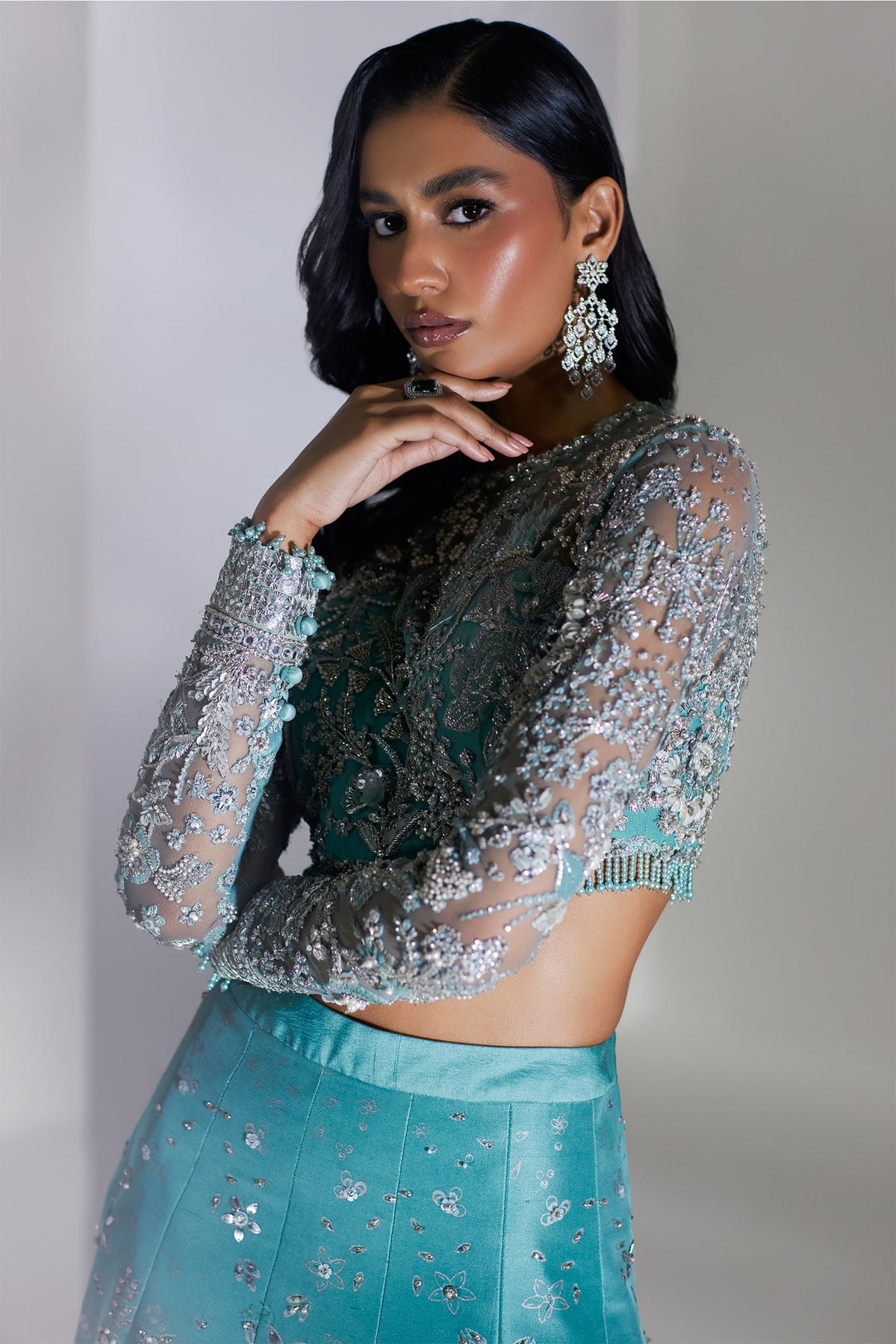 Elan | Luxury Wedding Wears | ÉTINCELLE DE CRISTAL (EP-21007)