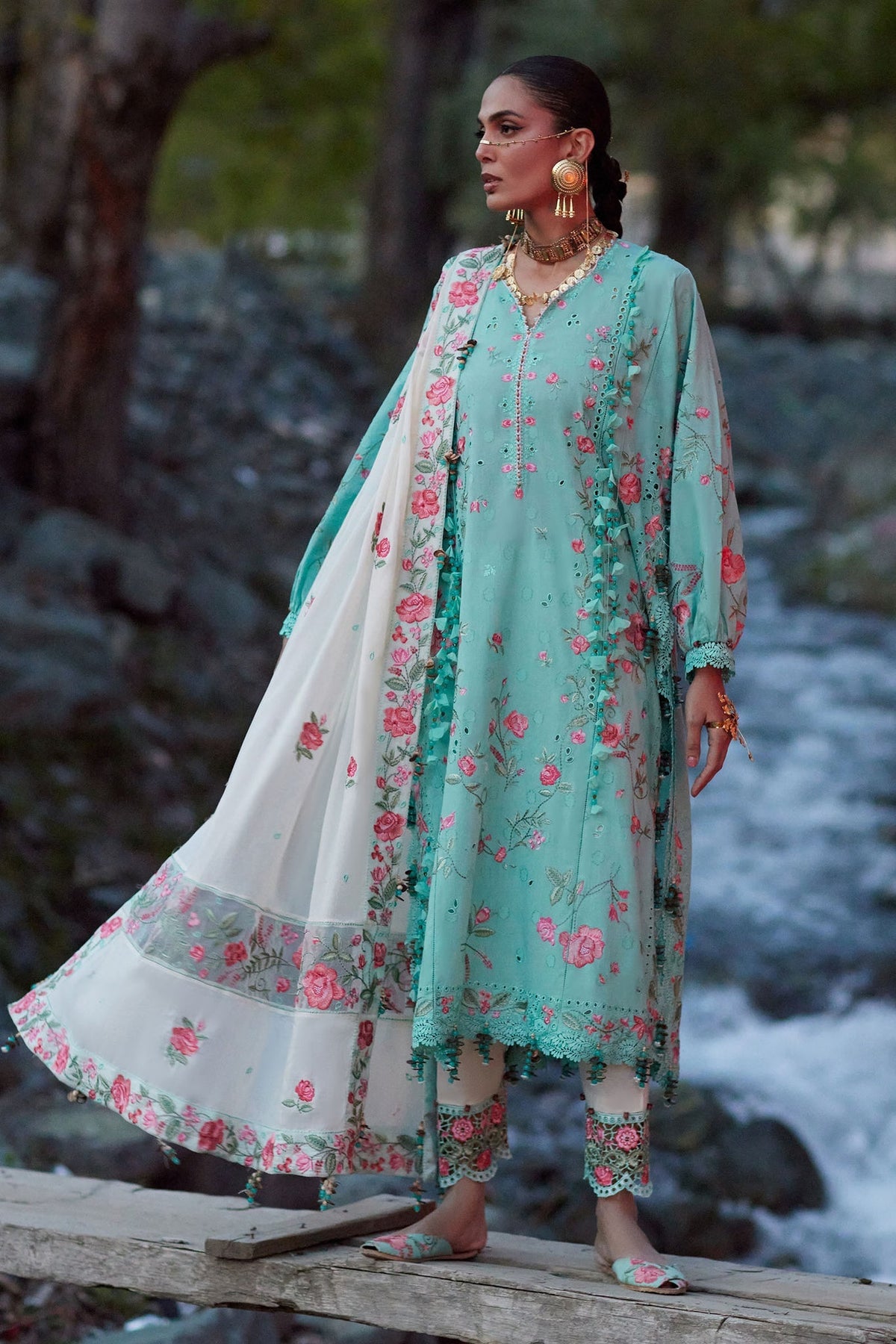 Elan | Kashmee Legacy Lawn 26 |GULRAAZ (EL26-08 B)