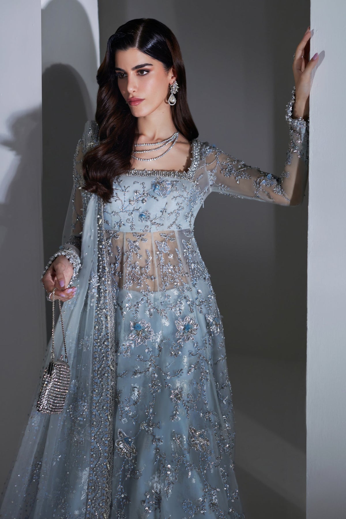 Elan | Luxury Wedding Wears | CRISTAL ÉTOILÉ (EP-20887)