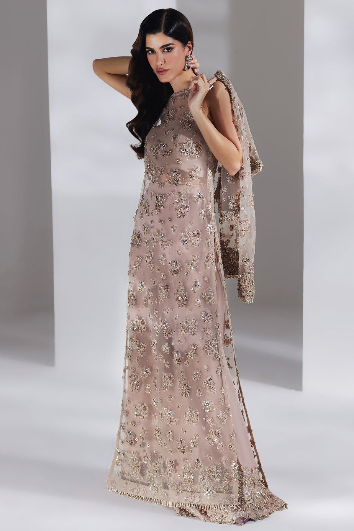 Elan | Luxury Wedding Wears | BRUME ROSÉE (EP-20885)