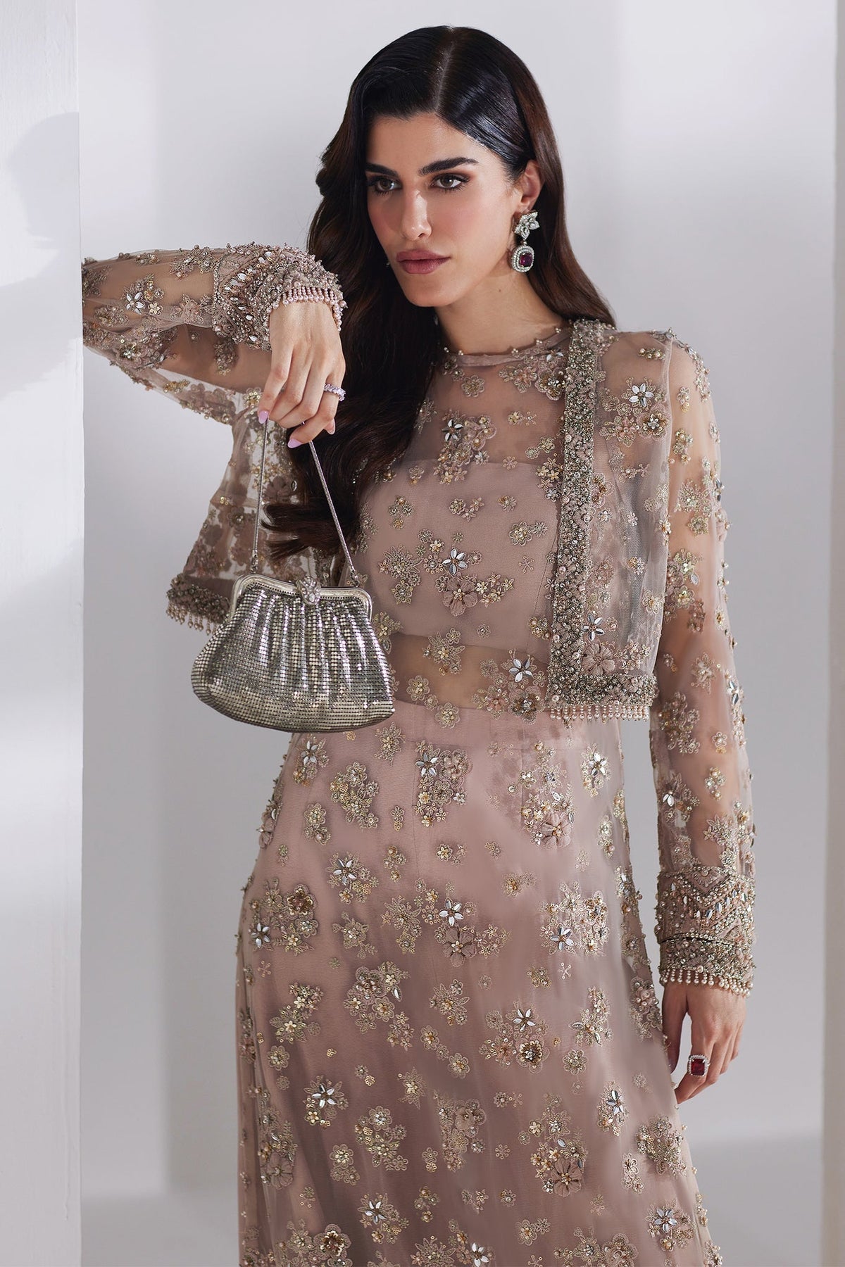 Elan | Luxury Wedding Wears | BRUME ROSÉE (EP-20885)