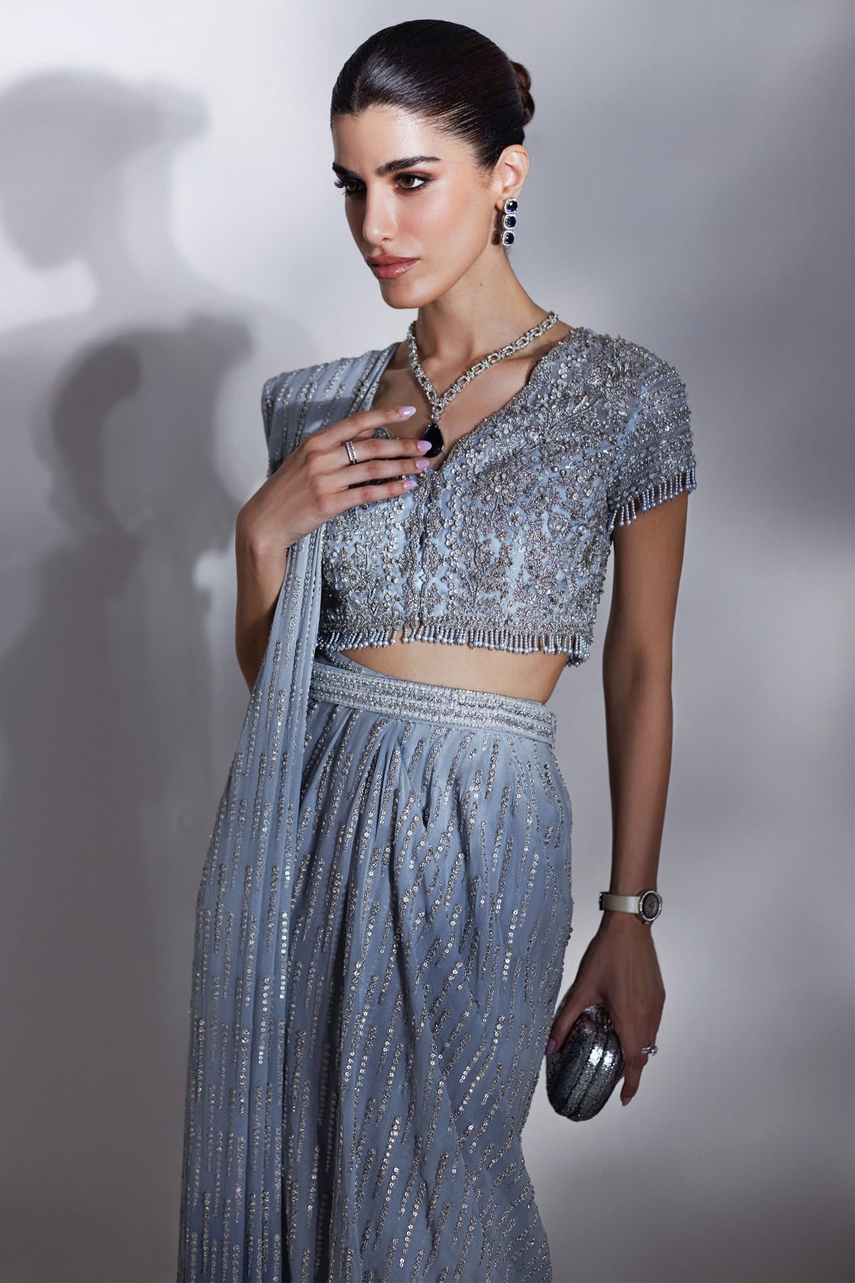 Elan | Luxury Wedding Wears | ÉCLAT GLACÉ (EP-21008)