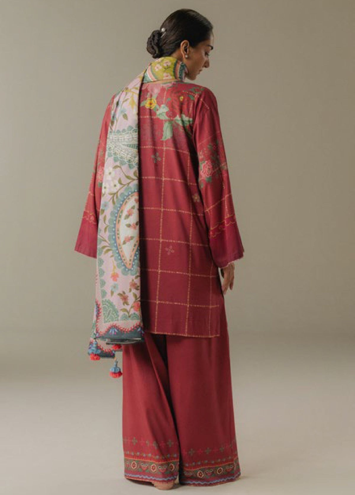 Zara Shahjahan | Coco Prints 25 | Olive Hour-5B