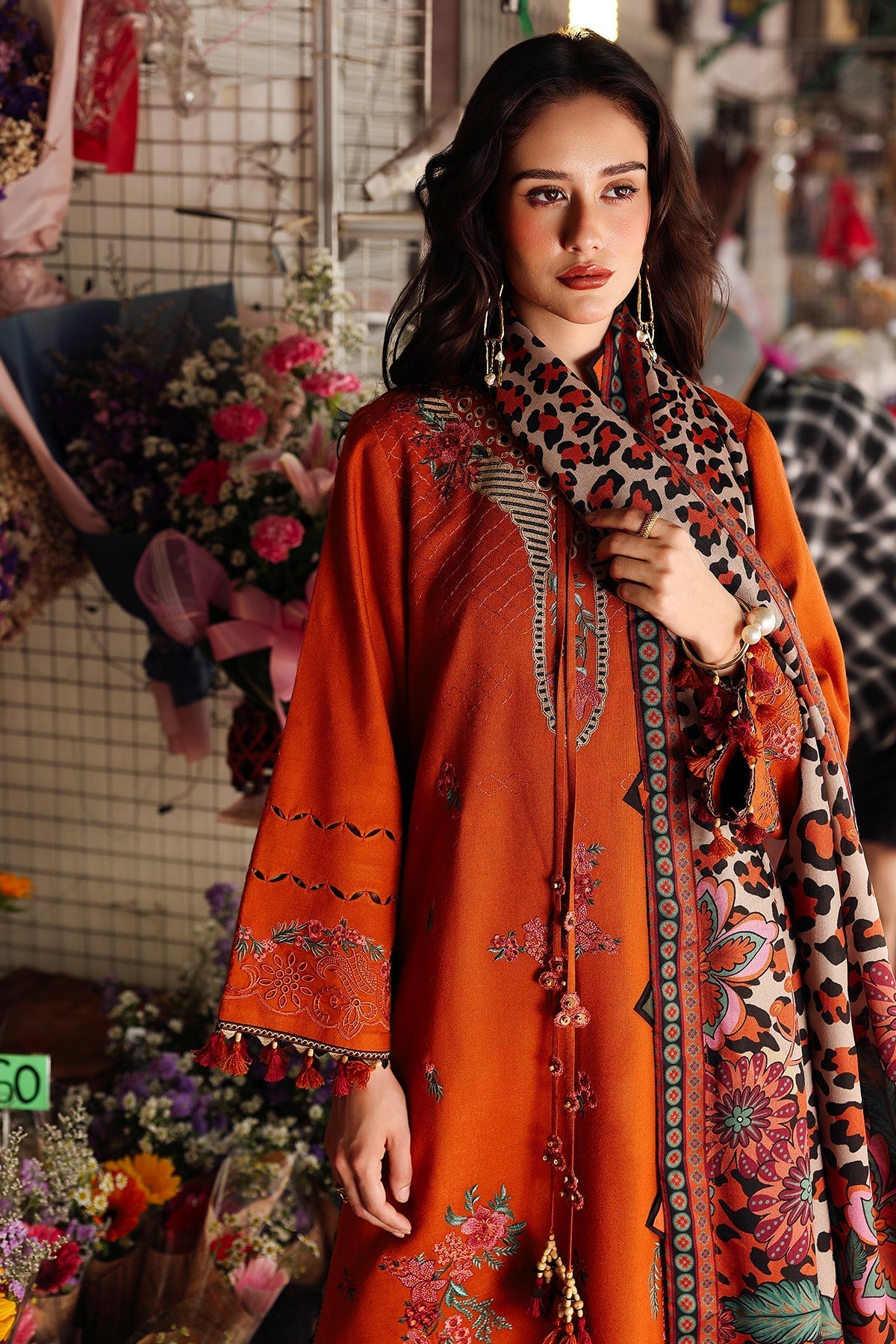 Charizma | Poshima Winters 25 | 3-pc Unstitched Wool Shawl Collection PSW5-03