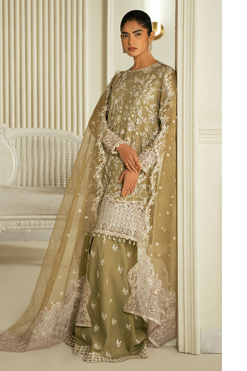 Cross Stitch | RTW Wedding Collection | AZURE PEARL