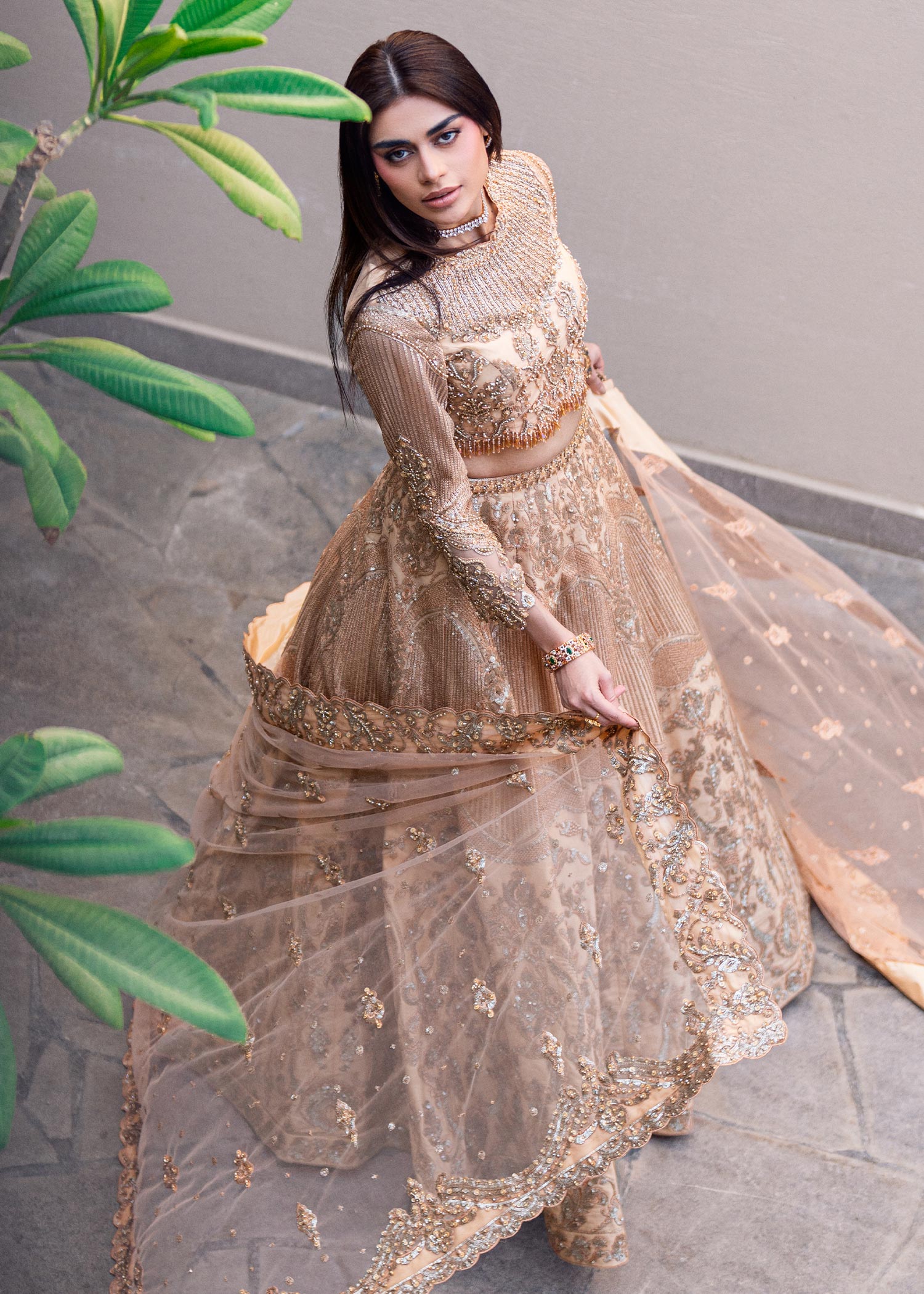 Waqas Shah | Amariage Luxury Formals | Golden Patel