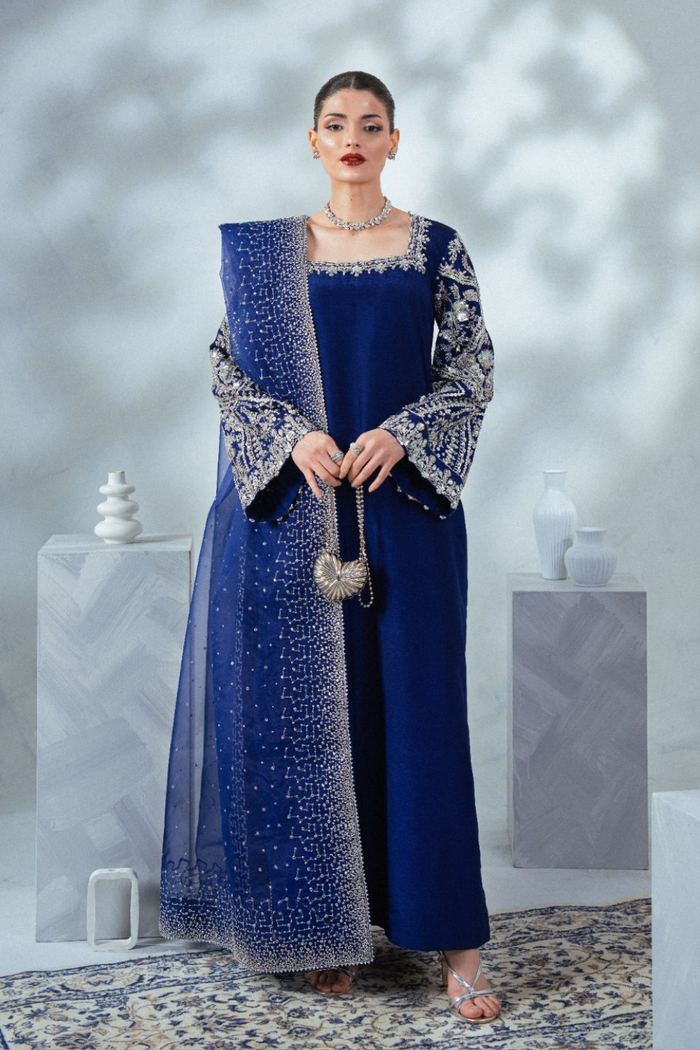 Enzo | Soiree Luxury Pret | Velours Blue