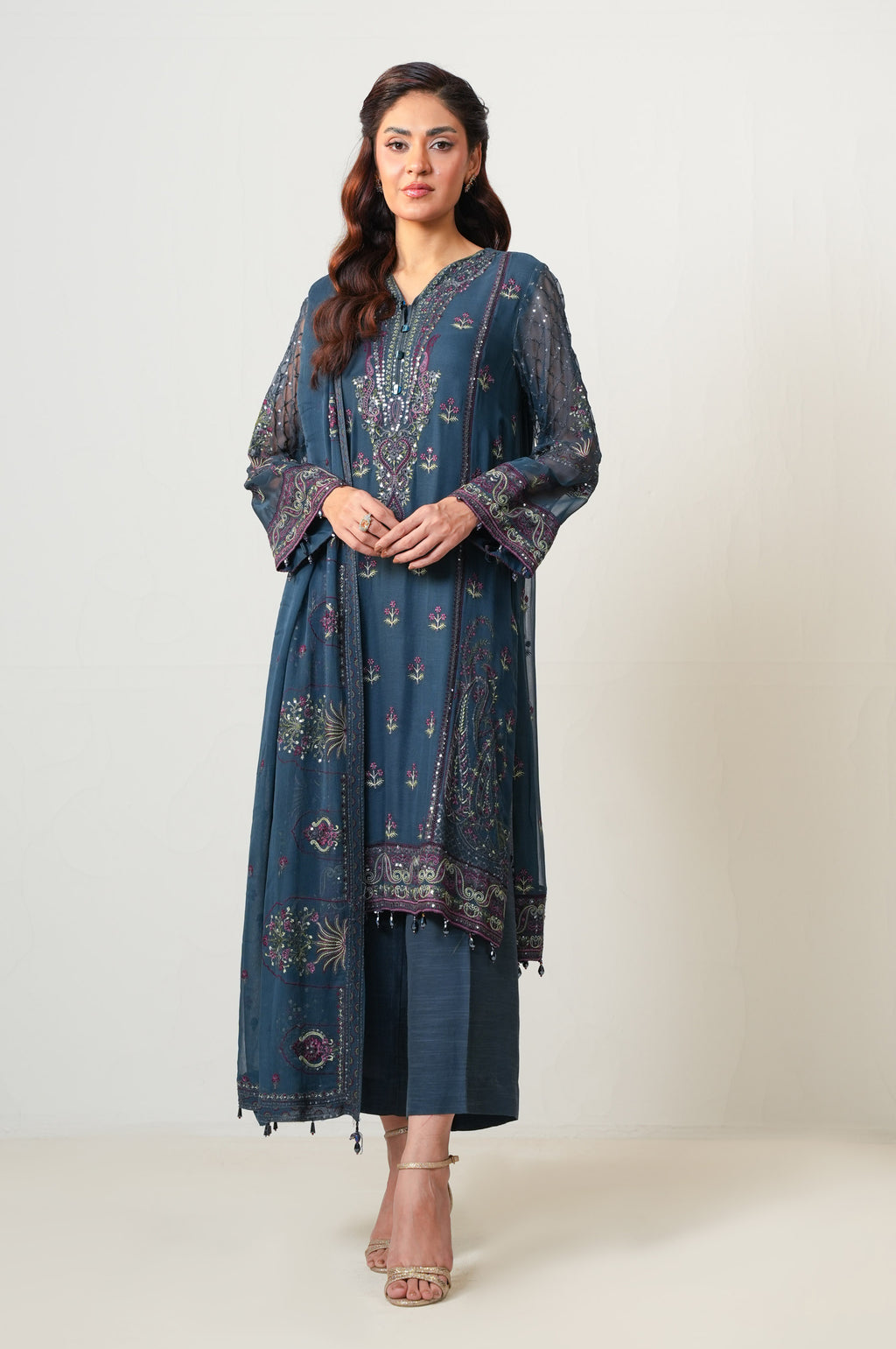 Zeen | Azalea Collection | WOM34143 - by Libasekhas UK - Registered Vendor of : Zeen - 100% Original Designer Dress