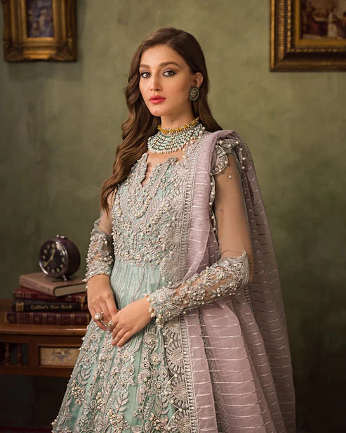 Ain | Aroosh Luxury Formals 24 | AR-89 CHASHM (Aqua Blue)