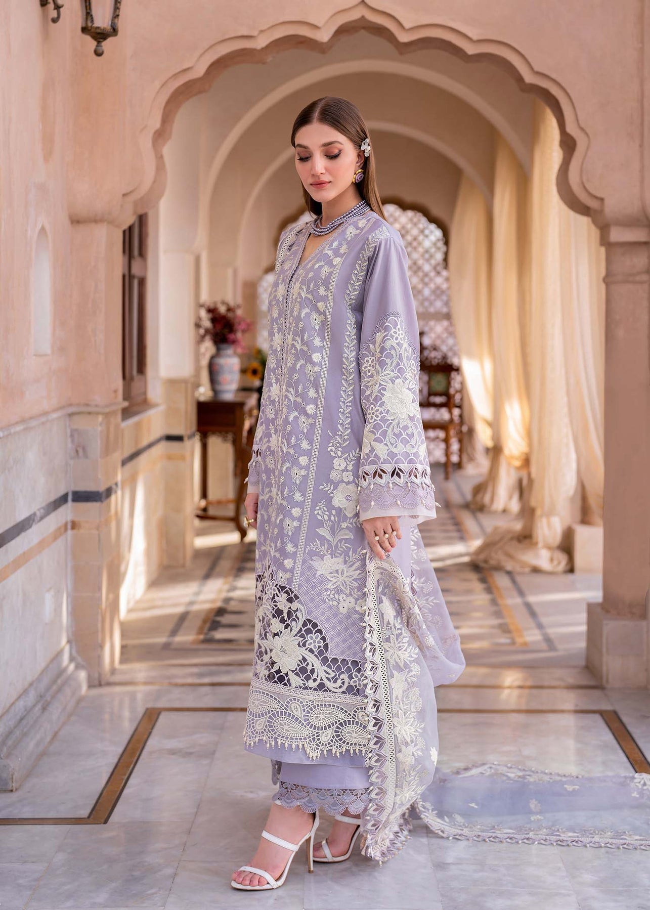 Akbar Aslam | Hayat Luxury Lawn 24 | MIST