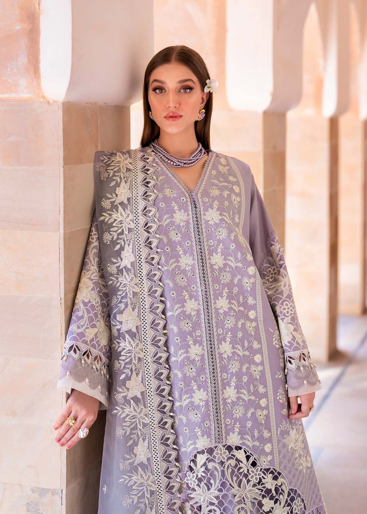 Akbar Aslam | Hayat Luxury Lawn 24 | MIST