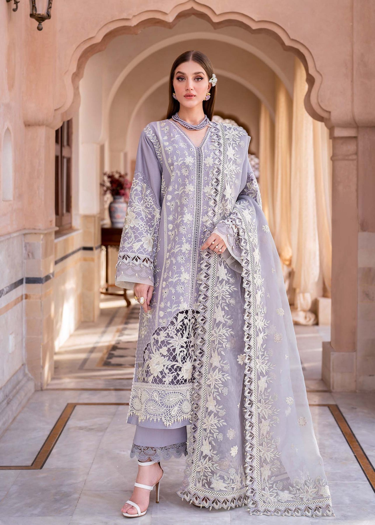 Akbar Aslam | Hayat Luxury Lawn 24 | MIST