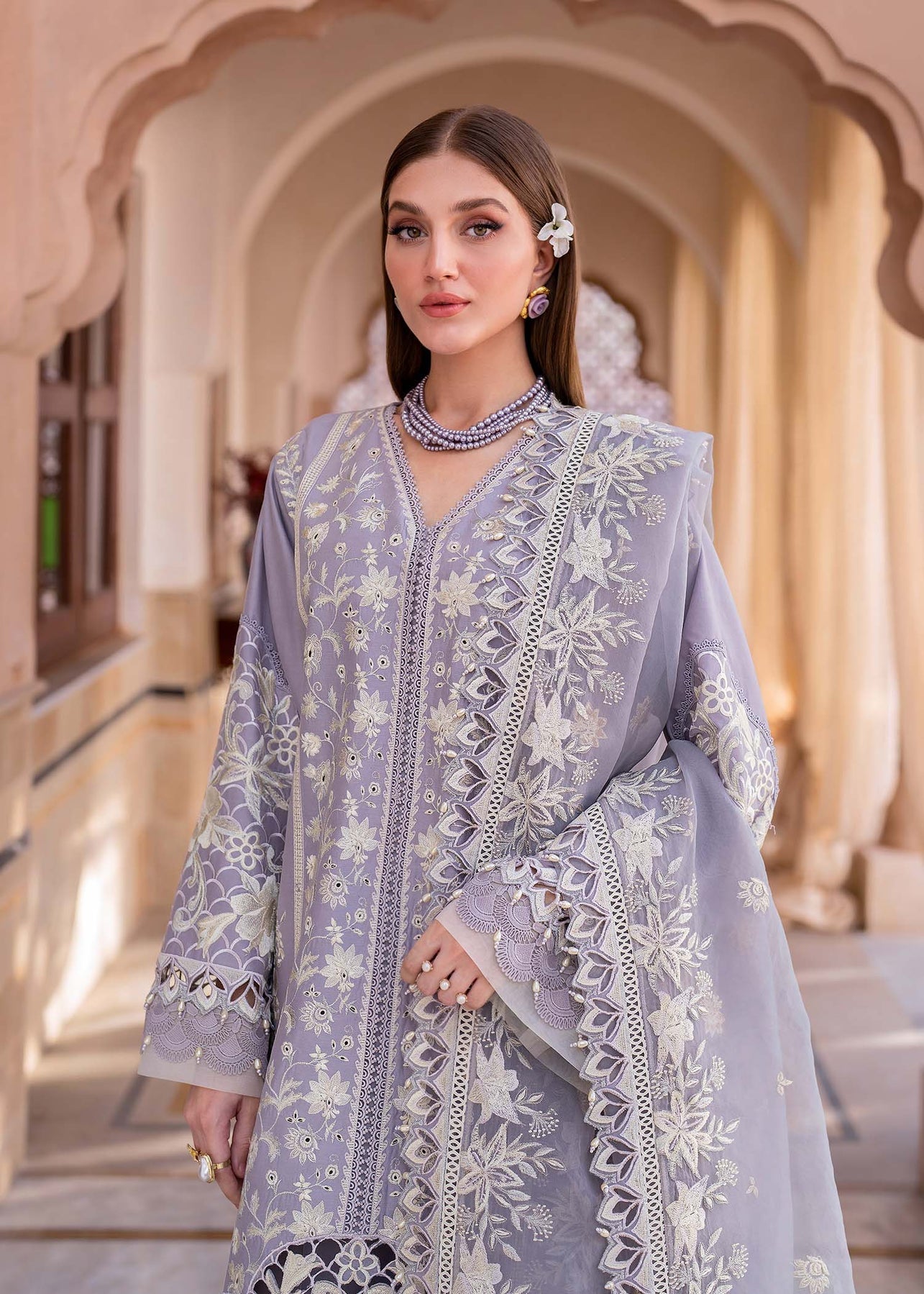 Akbar Aslam | Hayat Luxury Lawn 24 | MIST