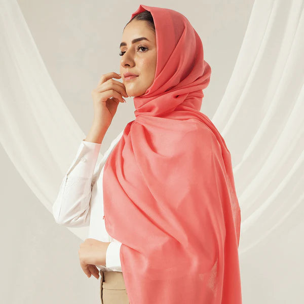 Eco-Luxe Scarves & Hijabs - Flamingo