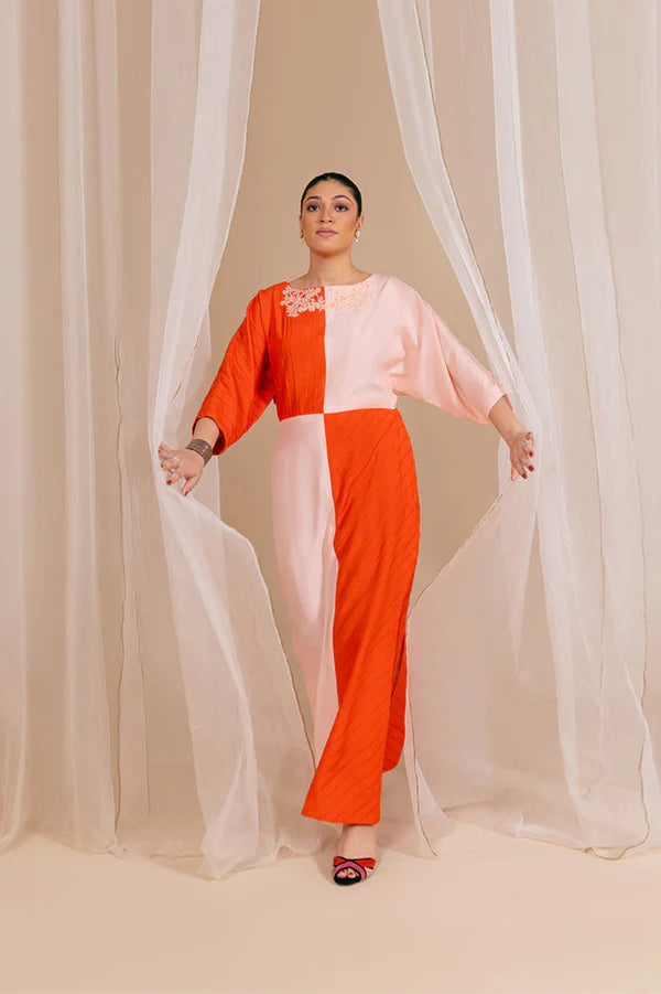 Fozia Khalid | Kaftaan | Coral Bloom
