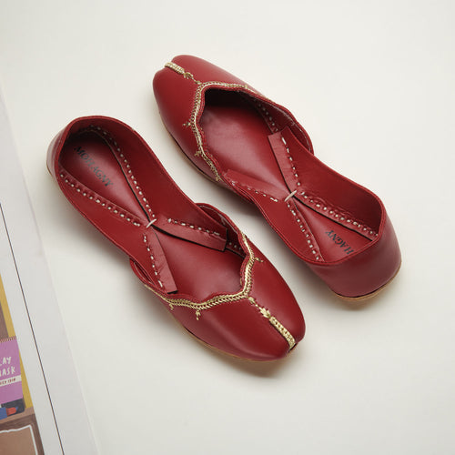 Maroon Leather